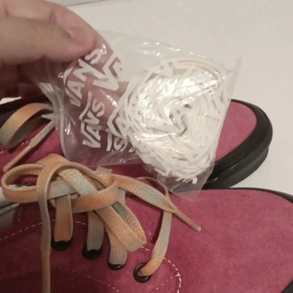 Vans RARE vault OG chukka boot hairy suede cerise apricot skate BMX size 9.5 wom - Picture 5 of 7